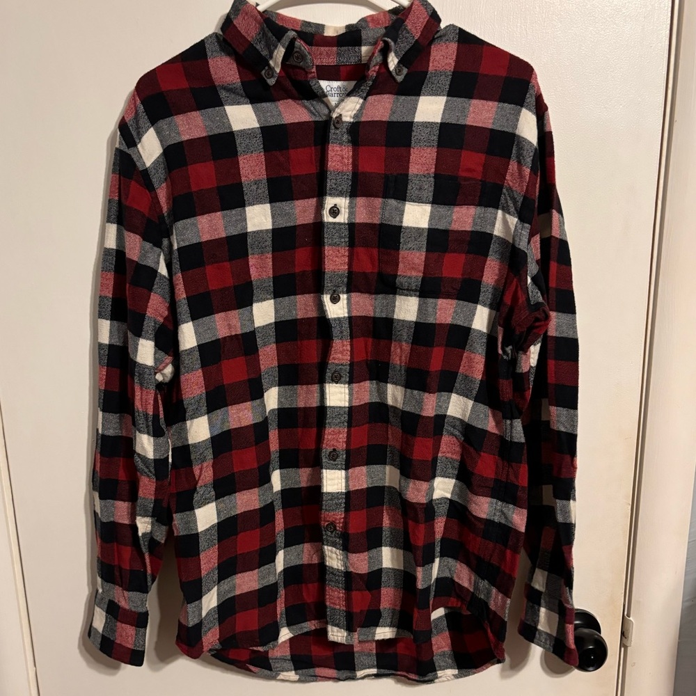 Croft & Barrow Flannel Button-Down Shirt